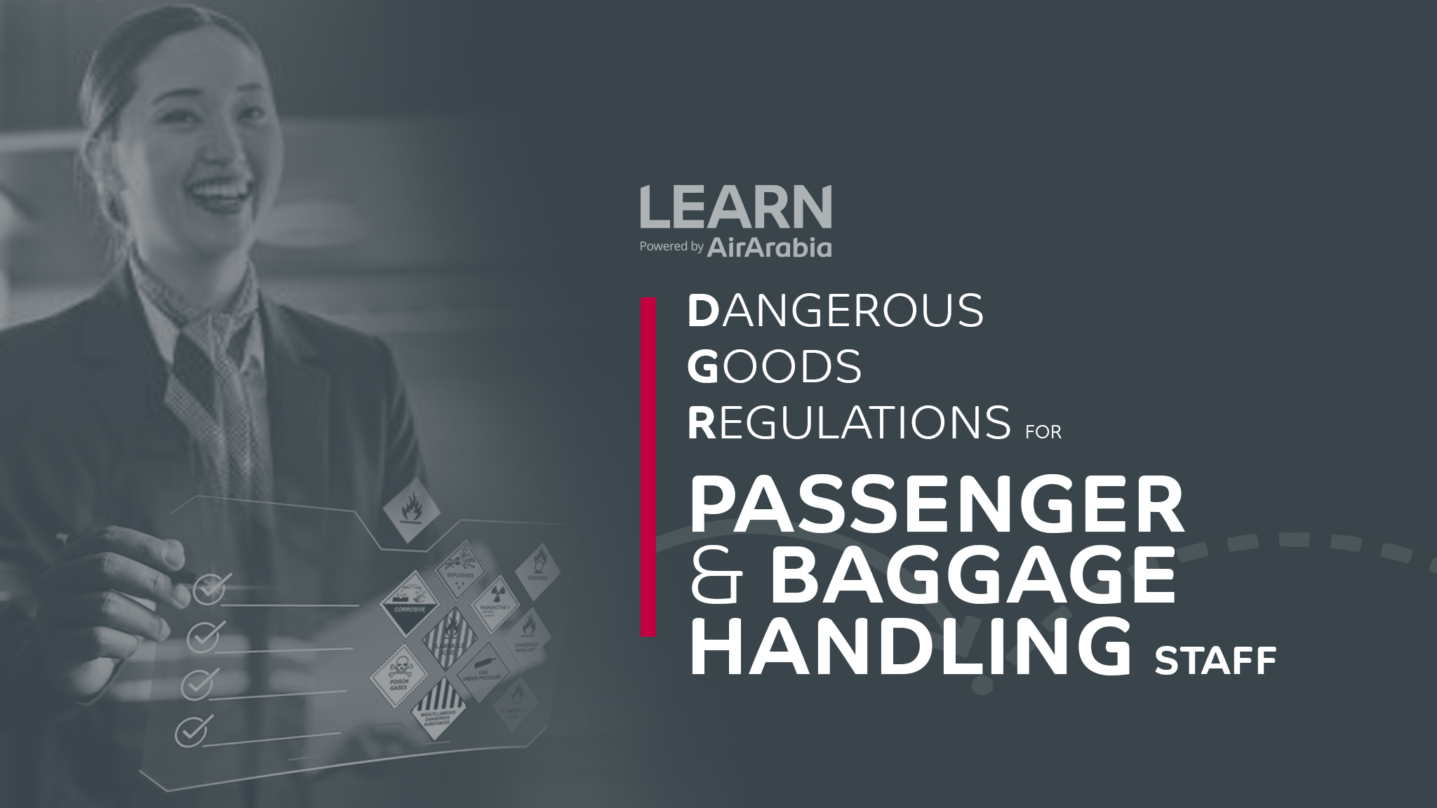 Recurrent DGR course for Passenger Handling Staff - FIT 4.1.F/ IATA CBTA 7.5.A  GOP_DGR09